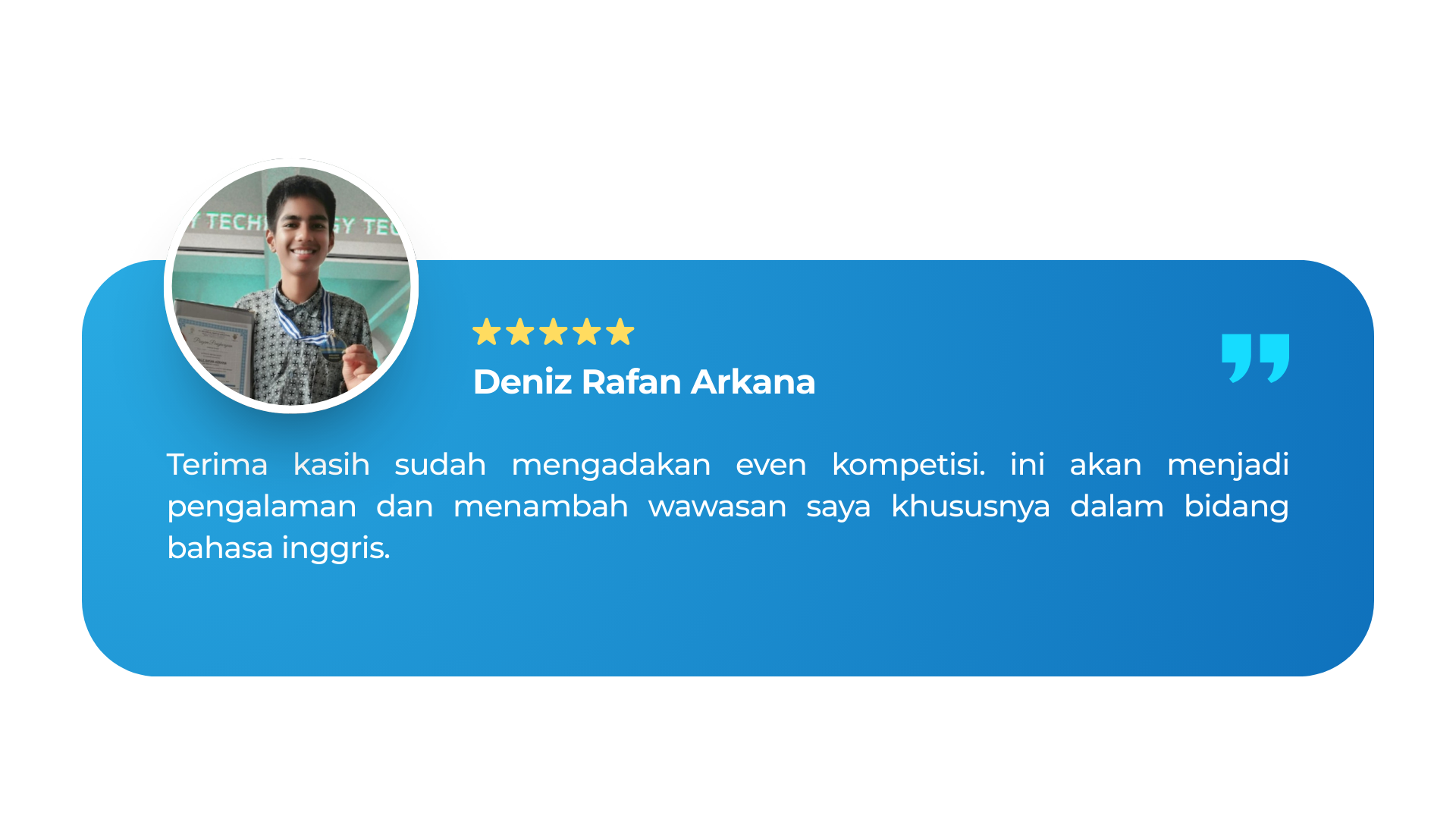 Prestasi - Testimoni (1)